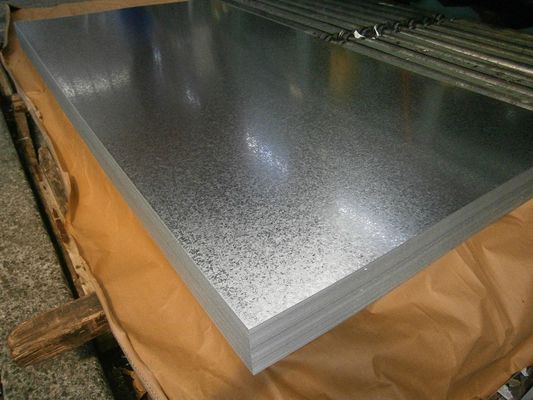 Couche de zinc 30G/M2-600G/M2 galvanisée à chaud en feuille plate métallique avec laque