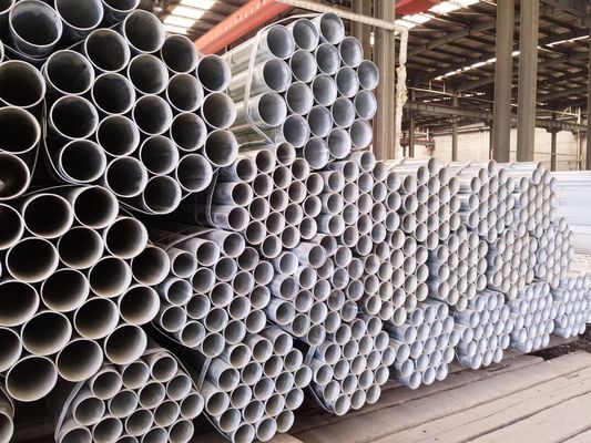 6m 12m tube d'échafaudage galvanisé à chaud zinc 40-600g/m2