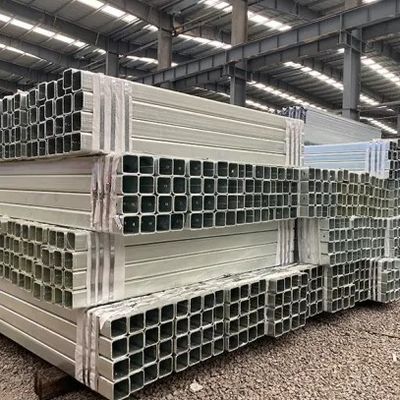 Fin de soudage 4 pouces galvanisés tuyau de fer carré OEM ASTM A36