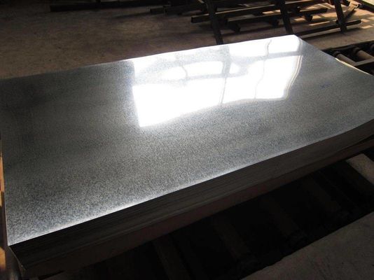 Z40 tôle d'acier galvanisé revêtue de zinc zéro / spangle régulier