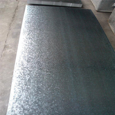 Z40-275G/M2 Plaque d'acier galvanisé plaque plate bobine plate Dx51d Dx53D